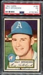 1952 Topps #182 Billy Hitchcock PSA 5