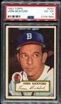 1952 Topps #252 Vern Bickford PSA 4