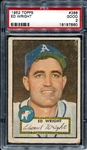 1952 Topps High #368 Ed Wright PSA 2