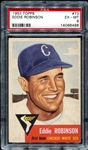 1953 Topps #73 Eddie Robinson PSA 6