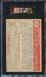 1952 Topps #109 Ted Wilks SGC 60