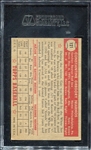 1952 Topps #121 Gus Niarhos SGC 60