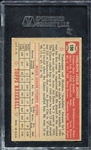 1952 Topps #130 Sheldon Jones SGC 60