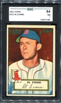 1952 Topps #152 Al Evans SGC 84