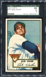 1952 Topps #157 Bob Usher SGC 60