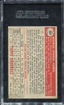 1952 Topps #207 Mickey Harris SGC 70