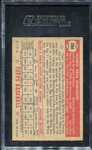 1952 Topps #286 Joe De Maestri SP SGC 60