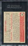 1952 Topps #299 Ray Murray SP SGC 60
