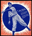 1937 Wheaties Series 8 Carl Hubbell
