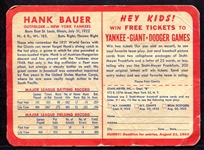 1953 Stahl-Meyer Hank Bauer