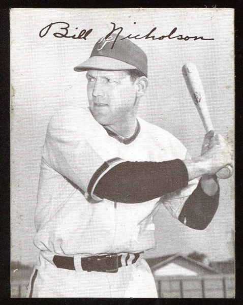 1949 Sealtest Phillies Bill Nicholson