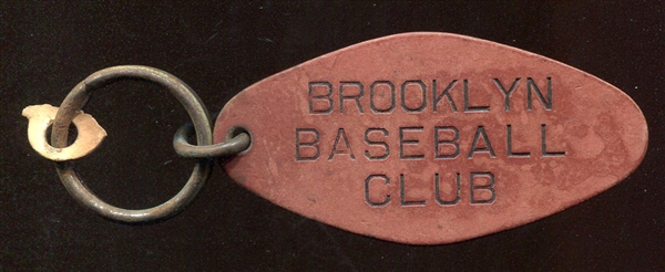 1930s-1940s Brooklyn Baseball Club Key Ring