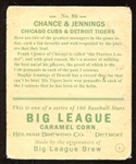 Helmar Big League Brew #86 Chance & Jennings