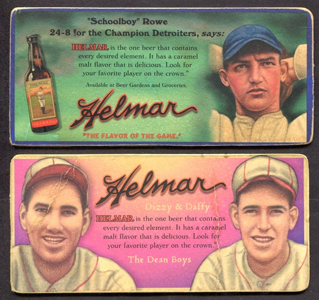 2000s Helmar Beer Dean Boys & Schoolboy Rowe