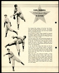 1937 Dixie Lids Premium Carl Hubbell