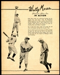 1938 Dixie Lids Premium Wally Moses