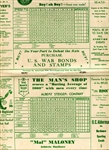 1942 Springfield Rifles vs. Detroit Tigers Score Card