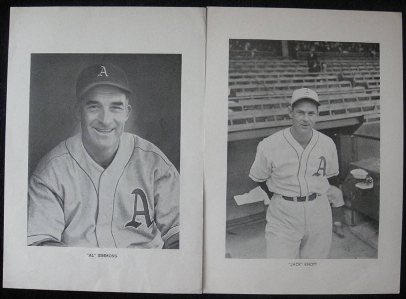1938-1953 Philadelphia As Team Issue Photos 6 Different