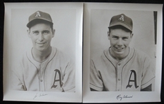 Uncatalogued 1949 Philadelphia A's Photo Lot of 18 Different
