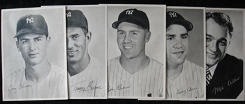1949 Yankees Team Issue Photo Complete Set of 25