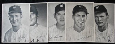 1949 Yankees Team Issue Photo Complete Set of 25
