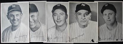 1949 Yankees Team Issue Photo Complete Set of 25