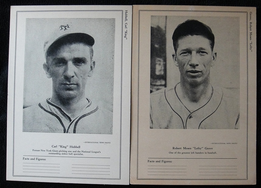 W603 1946-49 Sports Exhange Lot of 10 Different w/HOFers