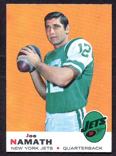 1969 Topps #100 Joe Namath