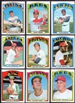 1972 Topps Lot of 11 Different HOFers 