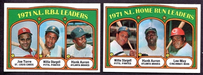 1972 Topps Lot of 11 Different HOFers 