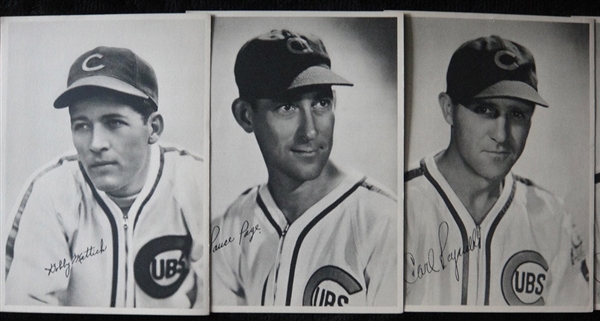 1939 Chicago Cubs Picture Pack Near Set 15 Different