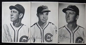 1939 Chicago Cubs Picture Pack Near Set 15 Different