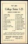 T6 Murad College Series Premium #20 Pennsylvania Type 1