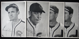 1941-44 Chicago Cubs Picture Pack Lot of 31 Assorted