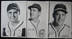 1941-44 Chicago Cubs Picture Pack Lot of 31 Assorted