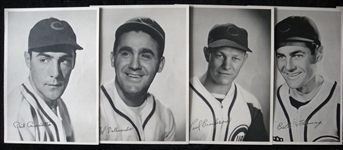 1941-44 Chicago Cubs Picture Pack Lot of 31 Assorted