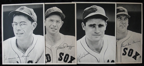 1940s-50s Boston Red Sox Photo Pack 18 Assorted
