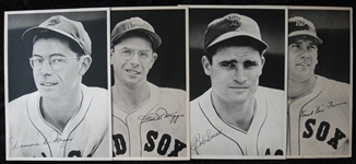1940s-50s Boston Red Sox Photo Pack 18 Assorted