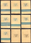 1973-74 Fleer Crazy Covers Series 1 Complete Puzzle and 27 Stickers