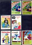 1973-74 Fleer Crazy Covers Series 1 Complete Puzzle and 27 Stickers