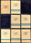 1973-74 Fleer Crazy Covers Series 1 Complete Puzzle and 27 Stickers