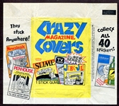 1973-74 Fleer Crazy Covers Series 1 Complete Puzzle and 27 Stickers