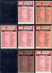 1974/1975 Marvel Comic Book Heroes Puzzle Cards Lot of 14