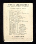T51 Murad Cigarettes Golfer West Virginia University