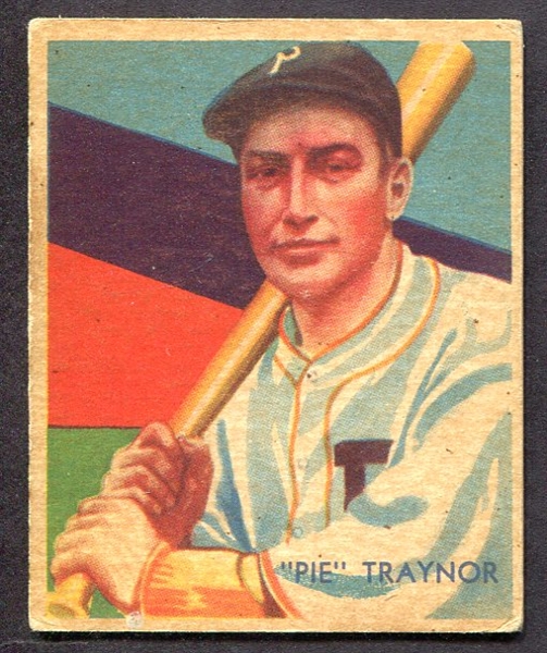 1935 Diamond Stars #27 Pie Traynor Pittsburg Pirates