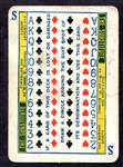 Circa 1909 Willis W. Russell Playing Card