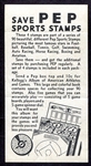 1937 Kellogg's Pep Sports Stamps Set No. 18
