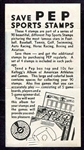 1937 Kellogg's Pep Sports Stamps Set No. 10
