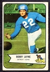 1954 Bowman Football #53 Bobby Layne Detroit Lions