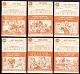 1963 Topps Lot of 6 w/HOFers